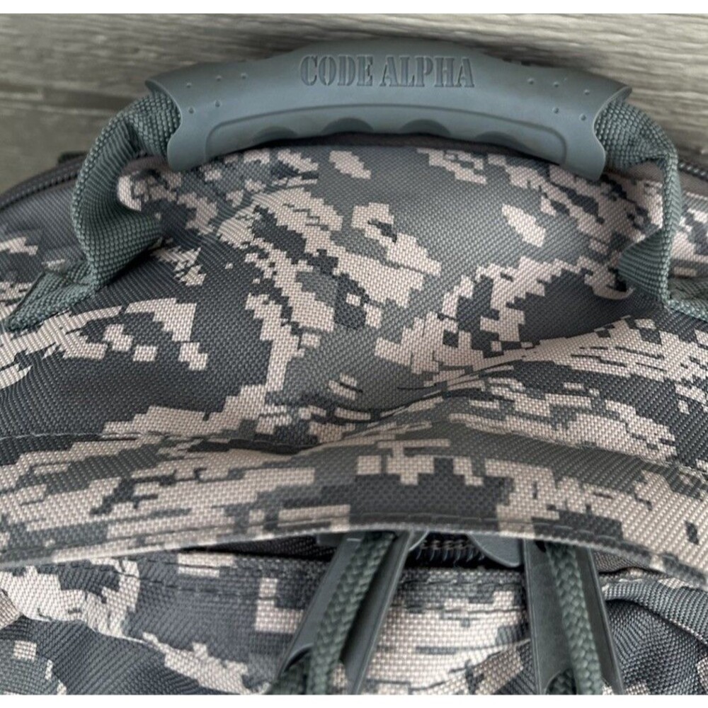 Code Alpha Expandable Large Backpack Military Style Digital Camo Hiking Hunting - Picture 4 of 13